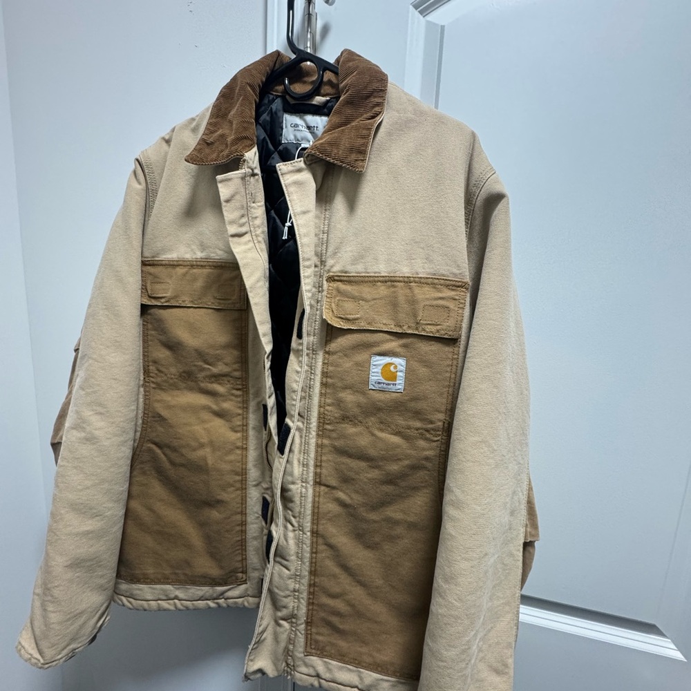 Carhartt WHIP USA Men's Tan and Brown Jacket